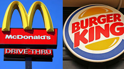 McDonald's dan  Burger King